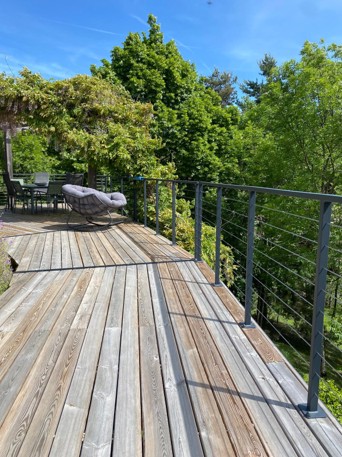 Garde-corps terrasse extérieure